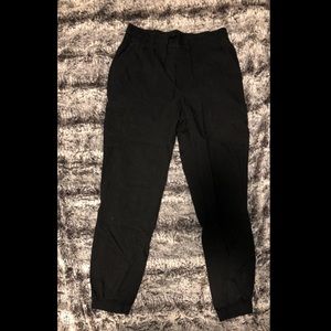 paper bag pants. worn once. all real pockets and drawstring works.